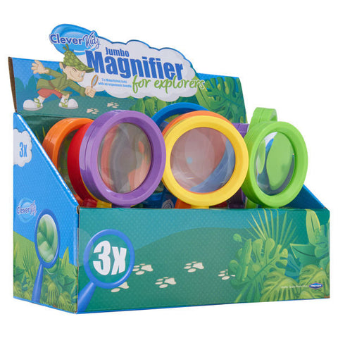 Jumbo Magnifying Glass (Single)-Classroom Packs,Clever Kidz,Early Science,Forest School & Outdoor Garden Equipment,Garden Game,Garden Tools,Gifts For 3-5 Years Old,Gifts for 5-7 Years Old,S.T.E.M,Science Activities,Sensory Garden,Toy Garden Tools,World & Nature-Class Pack of 12-W2140855x12-Learning SPACE