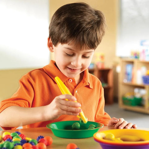 Jumbo Tweezers™ (12 Pack)-Additional Need,Early Science,Fine Motor Skills,Helps With,Learning Resources,S.T.E.M,Stock-Learning SPACE