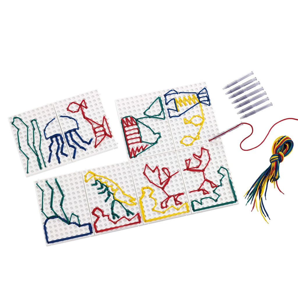 Junior String Art School Set-Arts & Crafts,Craft Activities & Kits,Early Arts & Crafts,EDX,Fine Motor Skills,Games & Toys,Threading-Learning SPACE