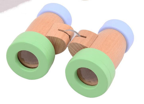Kaleidoscope Binoculars Sensory Toy Jouéco®-Baby & Toddler Gifts,Baby Toys,Baby Wooden Toys,Gifts For 1 Year Olds,Gifts For 2-3 Years Old,Wooden Toys-Learning SPACE