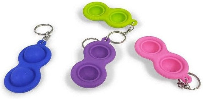Keychain Push Popper-Calmer Classrooms, Cause & Effect Toys, Fidget, Gifts For 3-5 Years Old, Helps With, Push Popper, Stock, Stress Relief, Tobar Toys, Toys for Anxiety-Learning SPACE