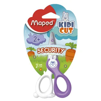 Kidicut 12Cm Security Safety Scissors-Art Materials,Arts & Crafts,Back To School,Early Arts & Crafts,Maped Stationery,Primary Literacy,Scissors,Seasons,Stationery-Learning SPACE