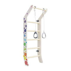 Kids Mini Wall Bars - Gross Motor Aid-Baby Climbing Frame,Exercise,Indoor Swings,Sensory Climbing Equipment-Learning SPACE