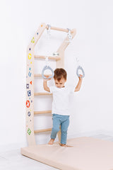 Kids Mini Wall Bars - Gross Motor Aid-Baby Climbing Frame,Exercise,Indoor Swings,Sensory Climbing Equipment-Learning SPACE