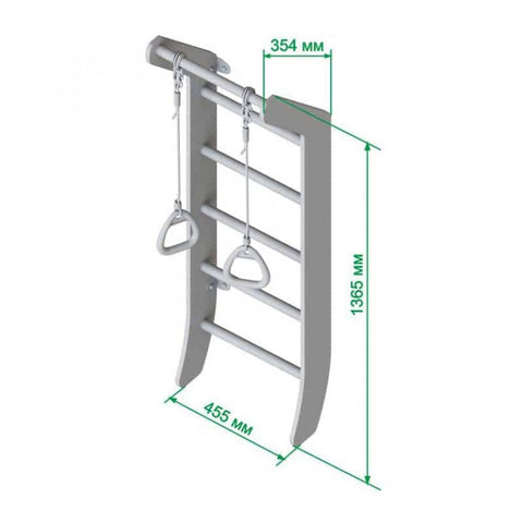 Kids Mini Wall Bars - Gross Motor Aid-Baby Climbing Frame, Exercise, Indoor Swings, Sensory Climbing Equipment-Learning SPACE