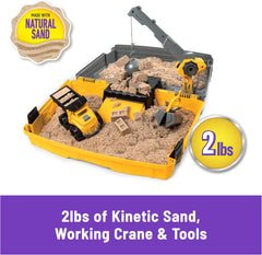 Kinetic Sand Construction Site Sandbox-Kinetic Sand,Sand,Sand & Water,Water & Sand Toys-Learning SPACE