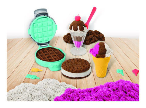 Kinetic Sand Ice Cream Treats-Fine Motor Skills,Grasping,Kinetic Sand,Messy Play,Water & Sand Toys-Learning SPACE