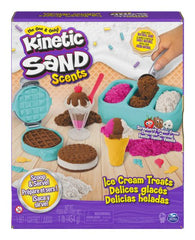 Kinetic Sand Ice Cream Treats-Fine Motor Skills,Grasping,Kinetic Sand,Messy Play,Water & Sand Toys-Learning SPACE