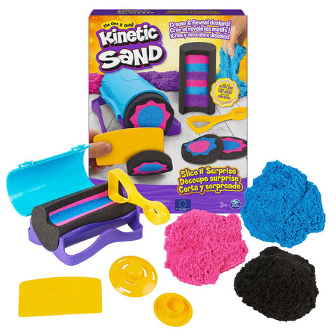 Kinetic Sand Slice N Surprise Set-AllSensory,Arts & Crafts,Calming & Anxiety,Cerebral Palsy,Craft Activities & Kits,Early Arts & Crafts,Helps With,Kinetic Sand,Messy Play,Primary Arts & Crafts,S.T.E.M,Sand,Science Activities,Sensory Seeking,Water & Sand Toys-Learning SPACE