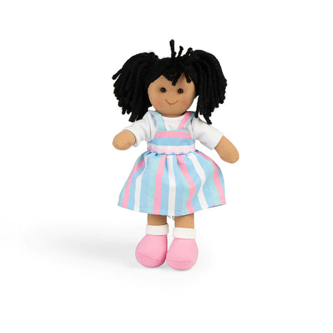 Kira Rag Doll 28cm-Baby Soft Toys,Bigjigs Toys,Calming & Anxiety,Calming and Relaxation,Comfort Toys,Dolls & Doll Houses,Games & Toys,Gifts For 1 Year Olds,Gifts For 2-3 Years Old,Imaginative Play,Puppets & Theatres & Story Sets,SCOTEXCEL-Learning SPACE
