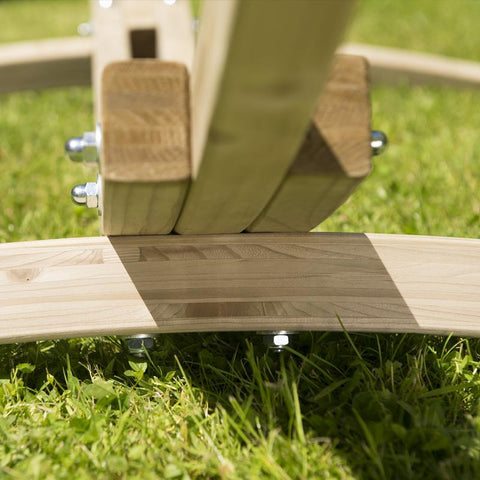 Kronos Hammock Stand (M)-Hammock Stand-270-320,Amazonas,Dropship,hammock stand,Weatherproof,Wood,Wooden Stand-Learning SPACE