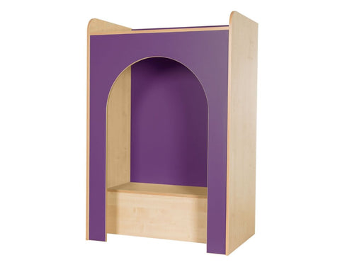 KubbyClass® Library Reading Nook-Dropship,Nooks,Nooks dens & Reading Areas,Nursery,Wellbeing Furniture,Willowbrook-Plum-KCRN1500-Plum-Learning SPACE