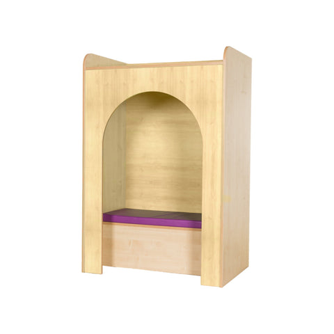 KubbyClass® Library Reading Nook-Dropship,Nooks,Nooks dens & Reading Areas,Nursery,Wellbeing Furniture,Willowbrook-Maple-KCRN1500-Maple-Learning SPACE