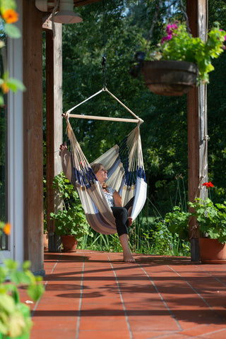 LA SIESTA® Domingo Cedar - Hammock Chair-Hammocks,Indoor Swings,La Siesta Hammocks,Outdoor Swings,Teen & Adult Swings-Learning SPACE