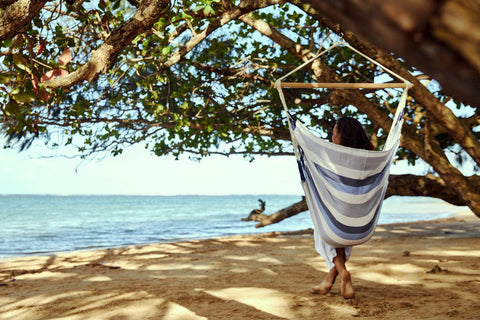 LA SIESTA® Domingo Cedar - Hammock Chair-Hammocks,Indoor Swings,La Siesta Hammocks,Outdoor Swings,Teen & Adult Swings-Learning SPACE