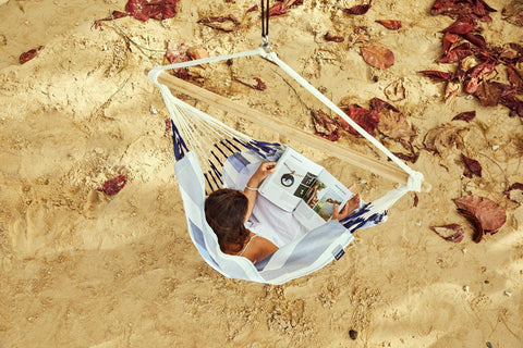 LA SIESTA® Domingo Cedar - Hammock Chair-Hammocks,Indoor Swings,La Siesta Hammocks,Outdoor Swings,Teen & Adult Swings-Learning SPACE