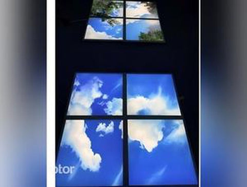 LED Cloud Themed Ceiling Panel set of 4-Indoor Lighting-Chill Out Area,Sensory Ceiling Lights,Sensory Wall Panels & Accessories,Stock,Teenage Lights-Learning SPACE