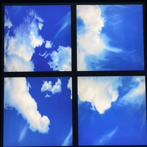 LED Cloud Themed Ceiling Panel set of 4-Indoor Lighting-Chill Out Area,Sensory Ceiling Lights,Sensory Wall Panels & Accessories,Stock,Teenage Lights-Learning SPACE