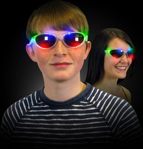 LED Flashing Light-Up Glasses-AllSensory,Pocket money,Sensory Light Up Toys,Stock,The Glow Company,Visual Sensory Toys-Learning SPACE
