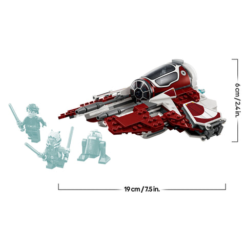 LEGO® (75401) Star Wars™ - Ahsoka's Jedi Interceptor™-Building Blocks,Christmas 2025,Fine Motor Skills,Games & Toys,LEGO®-Learning SPACE