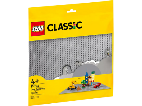 LEGO® Classic Baseplate-Christmas,Christmas 2025,Engineering & Construction,Fine Motor Skills,Games & Toys,LEGO®,Stocking Stuffers-Grey-11024-Learning SPACE