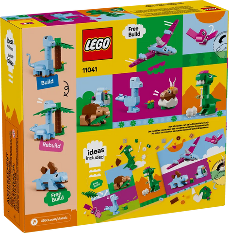 LEGO® Classic Creative Dinosaurs (11041)-Building Blocks,Christmas,Christmas 2025,Fine Motor Skills,Games & Toys,Gifts for 5-7 Years Old,LEGO®-Learning SPACE