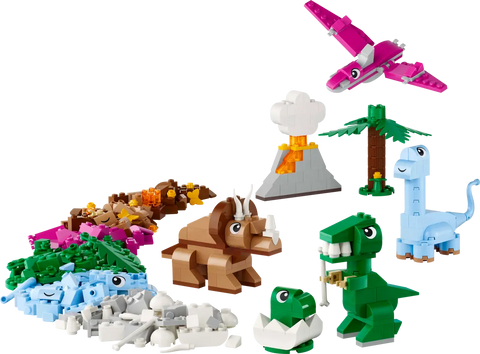 LEGO® Classic Creative Dinosaurs (11041)-Building Blocks,Christmas,Christmas 2025,Fine Motor Skills,Games & Toys,Gifts for 5-7 Years Old,LEGO®-Learning SPACE