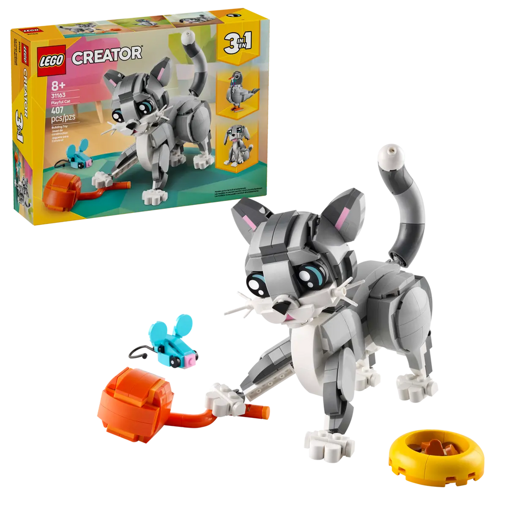 LEGO® Creator 3in1 Playful Cat (31163)-Building Blocks,Christmas,Christmas 2025,Fine Motor Skills,Games & Toys,Gifts for 8+,LEGO®-Learning SPACE