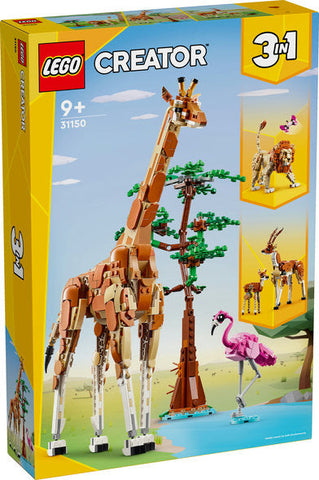 LEGO® Creator Wild Safari Animals 3in1 set-Animals,Building Blocks,Christmas,Christmas 2025,Engineering & Construction,Fine Motor Skills,Games & Toys,Gifts for 8+,LEGO®-Learning SPACE