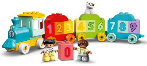 LEGO® Duplo® Number Train - Fun Educational Building Set for Kids-Cars & Transport, Counting Numbers & Colour, Early Years Maths, Gifts For 2-3 Years Old, Imaginative Play, LEGO®, Maths, Nurture Room, Primary Maths, S.T.E.M, Small World, Stock-Learning SPACE