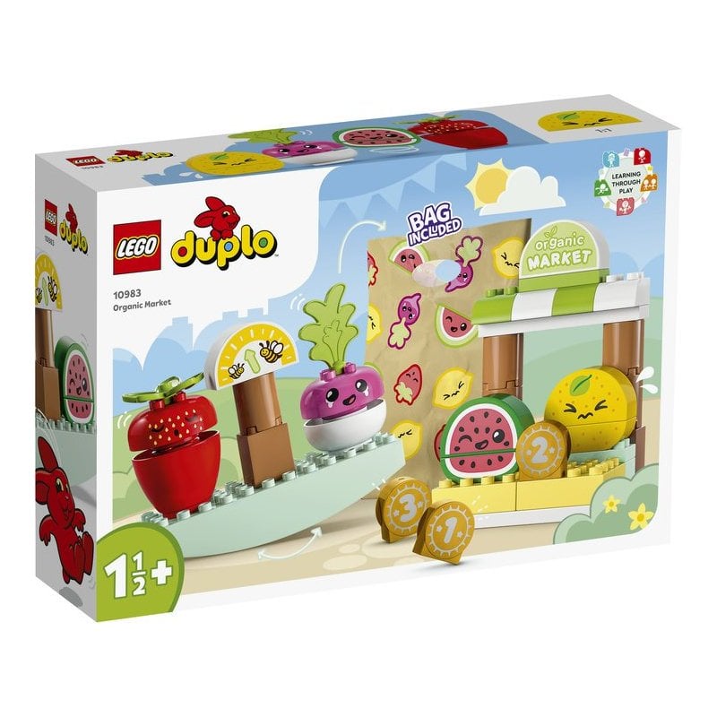 LEGO® Duplo® - Organic Market-Baby & Toddler Gifts, Gifts For 1 Year Olds, Imaginative Play, LEGO®, Nurture Room, Play Food, Small World, Stacking Toys & Sorting Toys-Learning SPACE