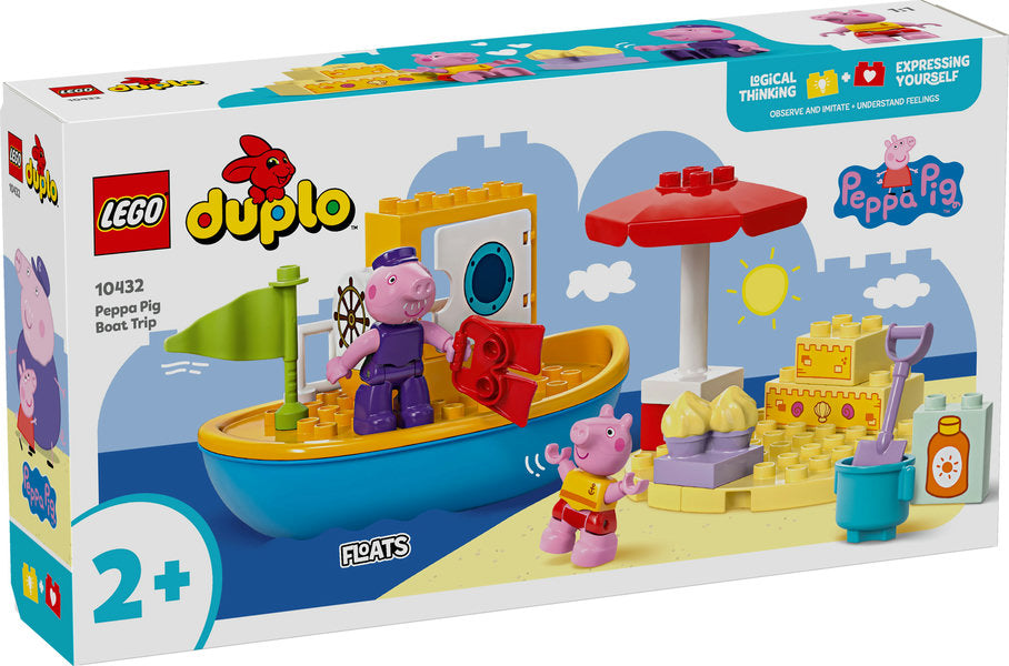 LEGO® Peppa Pig Boat Trip-Building Blocks, Fine Motor Skills, Games & Toys, Gifts For 2-3 Years Old, LEGO®, Peppa Pig-Learning SPACE