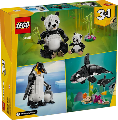 LEGO® Wild Animals: Panda Family (31165)-Animals,Building Blocks,Christmas,Christmas 2025,Engineering & Construction,Fine Motor Skills,Games & Toys,Gifts for 8+,LEGO®-Learning SPACE