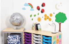 Ladybird Sticker Set-Dropship,Furniture,Sticker,Wall & Ceiling Stickers,Wall Decor,Willowbrook-Learning SPACE