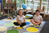 Lake Circles Placement 2x2m Carpet-Calmer Classrooms,Educational Classroom Materials,Kit For Kids,Mats & Rugs,Neutral Colour,Placement Carpets,Rugs,Square,Wellbeing Furniture-Learning SPACE