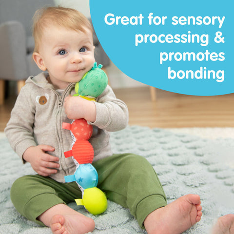 Lamaze Fidget Caterpillar-Baby & Toddler Gifts,Baby Sensory Toys,Baby Soft Toys,Baby Toys,Fidget,Games & Toys,Gifts For 6-12 Months Old,Lamaze Toys-Learning SPACE