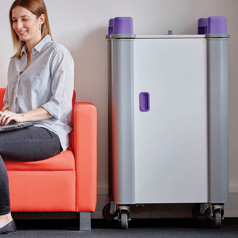 LapCabby 10 Device Vertical Mobile AC Charging Trolley-Dropship,Lapcabby,School Device Storage,School Trolley,Technology & Design,Trolleys-Learning SPACE