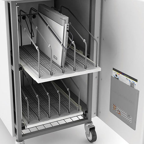 LapCabby 10 Device Vertical Mobile AC Charging Trolley-Dropship,Lapcabby,School Device Storage,School Trolley,Technology & Design,Trolleys-Learning SPACE