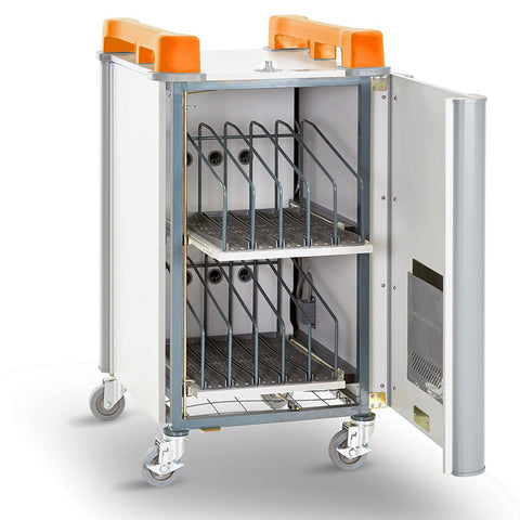 LapCabby 10 Device Vertical Mobile AC Charging Trolley-Dropship,Lapcabby,School Device Storage,School Trolley,Technology & Design,Trolleys-Learning SPACE