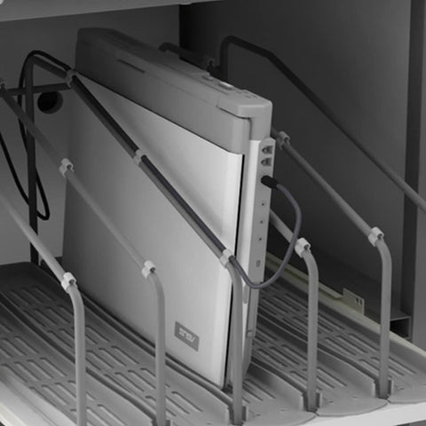 LapCabby 32 Device Vertical Compact Mobile Trolley-Dropship,Lapcabby,School Device Storage,School Trolley,Technology & Design,Trolleys-Learning SPACE