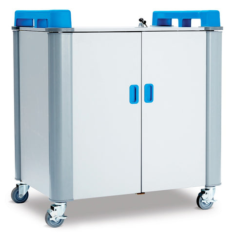 LapCabby 32 Device Vertical Compact Mobile Trolley-Dropship,Lapcabby,School Device Storage,School Trolley,Technology & Design,Trolleys-Learning SPACE