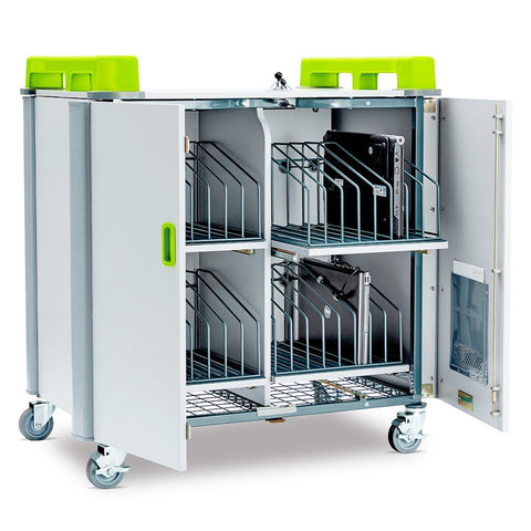 LapCabby 32 Device Vertical Compact Mobile Trolley-Dropship,Lapcabby,School Device Storage,School Trolley,Technology & Design,Trolleys-Learning SPACE