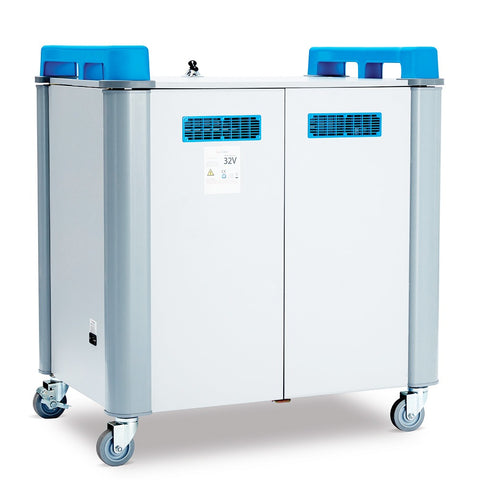 LapCabby 32 Device Vertical Compact Mobile Trolley-Dropship,Lapcabby,School Device Storage,School Trolley,Technology & Design,Trolleys-Learning SPACE