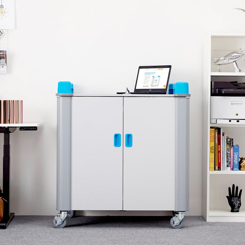 LapCabby 32 Device Vertical Compact Mobile Trolley-Dropship,Lapcabby,School Device Storage,School Trolley,Technology & Design,Trolleys-Learning SPACE