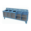 Large Aqua Smart Clearing Trolley-Catering & Clearing,Dropship,School Trolley,Trolleys-Learning SPACE