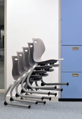 Large Intellect Wave Rocker Chair - Chrome Surfs Up-Classroom Chairs,Intellect,KI Europe,Movement Chairs & Accessories,Rocking,Seating,Vestibular,Wellbeing Furniture-Learning SPACE