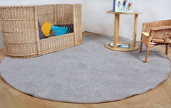 Large Round Rug (Neutral)-Cosy Direct,Neutral Colour,Plain Carpet,Round,Rugs,Wellbeing Furniture-Learning SPACE