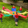 Large Sunflower Parachute-EDUK8,Gross Motor and Balance Skills,Outdoor Play,Physical Development-Learning SPACE
