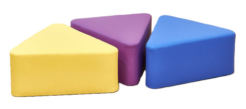 Large Wedge Foam Seat-Dropship,Modular Seating,Padded Seating,Seating,Wellbeing Furniture,Willowbrook-250mm (Early Years)-Set of 3-D81049-Learning SPACE