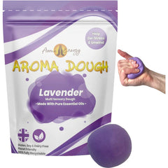 Lavender Aroma Dough | Aromatherapy Multi Sensory Playdough-AllSensory, Aroma Dough, Arts & Crafts, Calming and Relaxation, Craft Activities & Kits, Early Arts & Crafts, Eco Friendly, Helps With, Modelling Clay, Primary Arts & Crafts, Sensory Processing Disorder, Sensory Seeking, Sensory Smells, Tactile Toys & Books-Learning SPACE